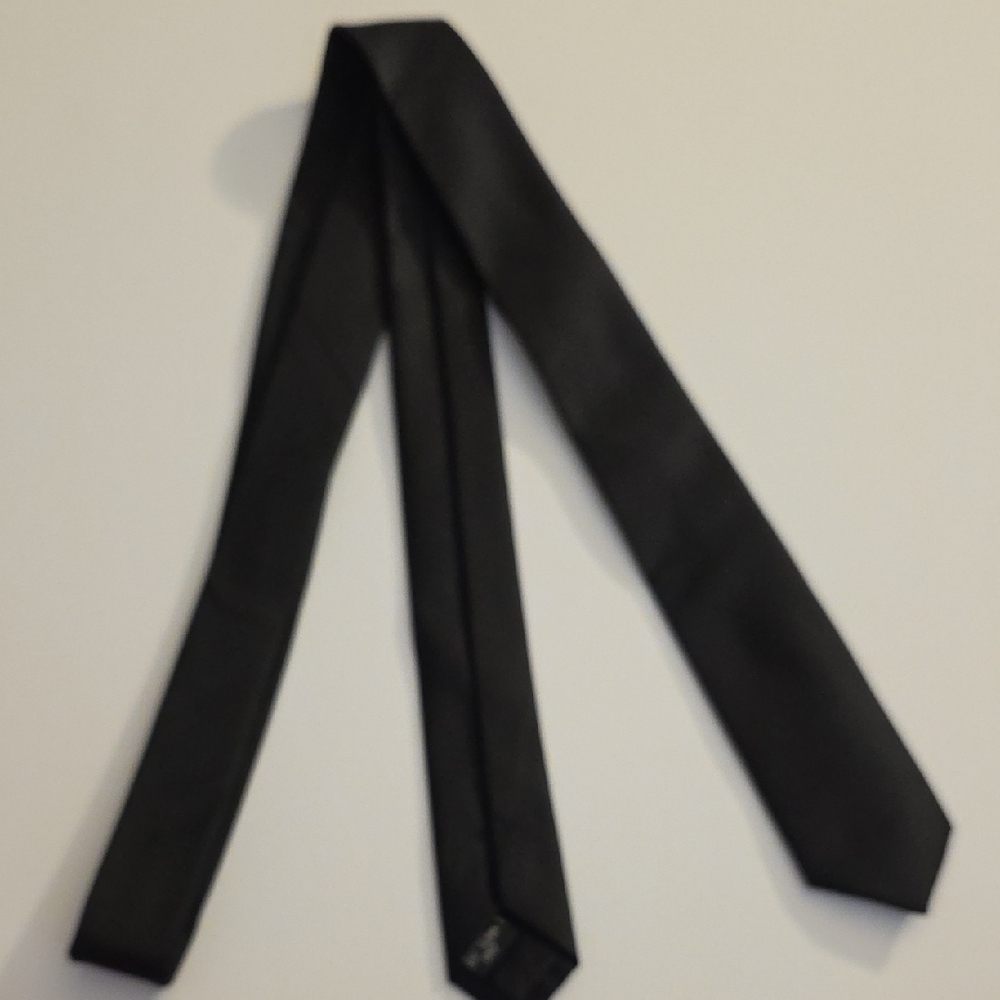 Sleek Black Tie